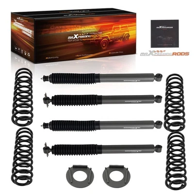 Kit de amortiguadores de elevación de 4" para Jeep Wrangler JK 2007-2018 4 puertas delanteras traseras Foto 1 de 4