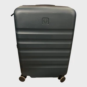 ANTLER Medium Icon Stripe Hard Shell Suitcase 66cm Indigo Blue Spinner Wheels - Picture 1 of 10