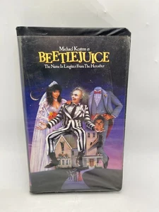 Beetlejuice VHS Black Clamshell 1999 Warner Brothers Tim Burton Michael Keaton - Bild 1 von 5