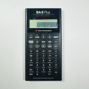 Texas Instruments BA II 2 Plus Calculadora Financiera Profesional de Negocios Probada - Imagen 1 de 2