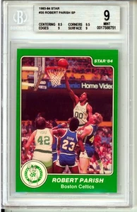 Robert Parish SP BGS 9 1983-84 estrella #35 Boston Celtics - Imagen 1 de 2