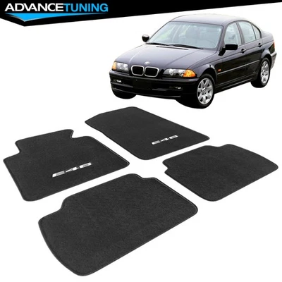 99-06 M3 E46 Logo Serie 3 OE Alfombrillas Alfombrillas Alfombrillas Coche Delanteras Traseras PARA: (BMW) Foto 1 de 4
