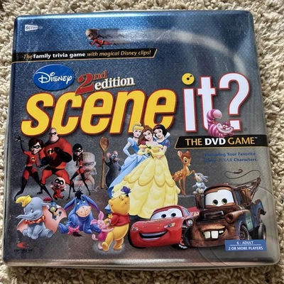 Disney Scene It 1st and 2nd Edition DVD Trivia Board Game Complete - Image 1 of 4
