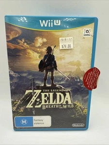Legend of Zelda Breath of The Wild Wii U (Nintendo Wii, 2017) FREE TRACKED POST - Picture 1 of 3