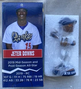2019 MVP Rancho Cucamonga Quakes Bobblehead Jeter Downs SGA Dodgers Minor League - Bild 1 von 21