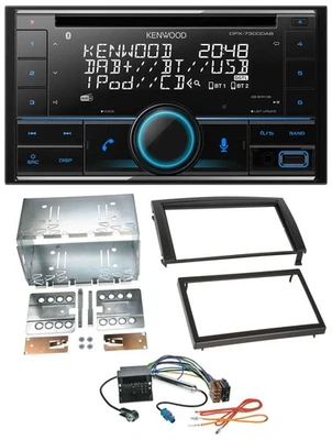 Kenwood CD 2DIN DAB USB MP3 Bluetooth Autoradio für Skoda Fabia 6Y Facelift 2004 - Bild 1 von 4