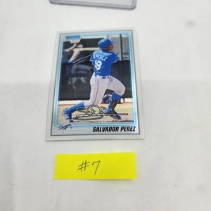2010 Bowman Chrome BCP124 Salvador Perez 1st Prospect Base Rookie Card RC - Picture 1 of 2