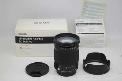 SIGMA 18-300mm F3.5-6.3 DC MACRO HSM Contemporary Lens for SONY α #251020ac - Image 1 of 4