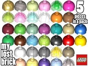 LEGO - Teil 553 - runder Stein 2x2 Kuppel oben (5er Pack) + NEU + FARBE AUSWÄHLEN - Bild 1 von 39