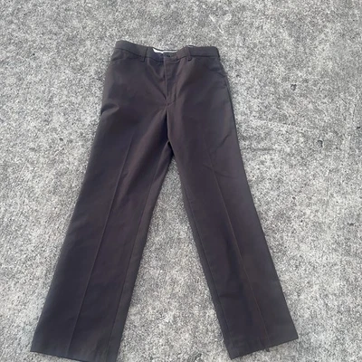 Red Kap Mens 32 Brown Pocket Flat Front Straight Leg Uniform Work Pants - Image 1 of 4