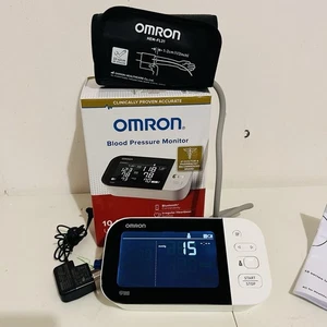 Omron 10 Series BP7450 Upper Arm Blood Pressure Monitor In Box Tested Works - Picture 1 of 8