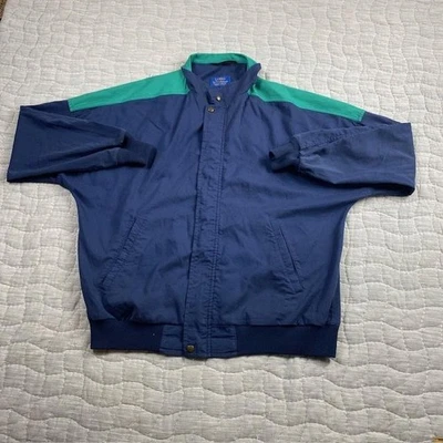 Chaqueta De Colección LOBO by Pendleton Para Hombre Extra Grande Azul Marino Colorblock Hecha en EE. UU. 90s Foto 1 de 4