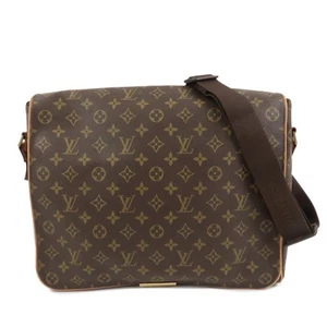 Authentic Louis Vuitton Monogram Abbesses Messenger Bag Brown M45257 Used F/S - Picture 1 of 24