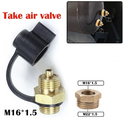 Take Air Valve Air Tank Connector For Air Intake Joint M16x1.5 Of Truck - Image 1 of 4