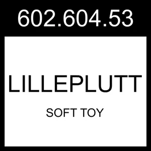 IKEA LILLEPLUTT Soft Toy Cat Gray/white 602.604.53 - Picture 1 of 1