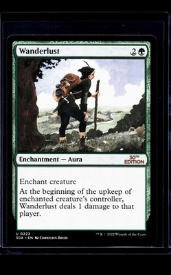 2022 MTG Magic The Gathering 30A 30th Anniversary #222 Wanderlust - Image 1 of 2