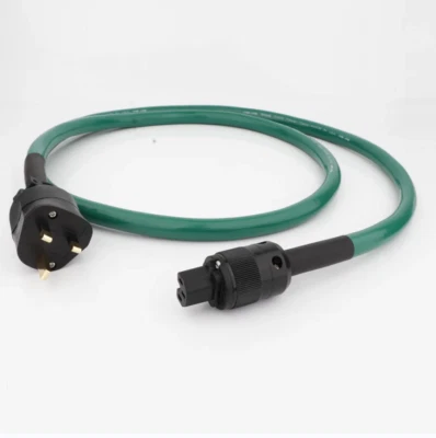 Audio HiFi Power Cable 13A UK 5N OFC Copper+Silver Plated Supply Mains Amplifier - Image 1 of 4