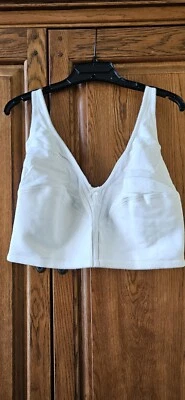COMFORT CHOICE Bra Size 54DD #27-0402-1 Full Coverage White Cotton Back Hook NIP - Image 1 of 4