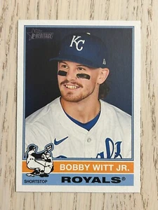 2025 Topps Heritage Bobby Witt Jr. #92 ILOŚĆ DOSTĘPNA - Zdjęcie 1 z 1