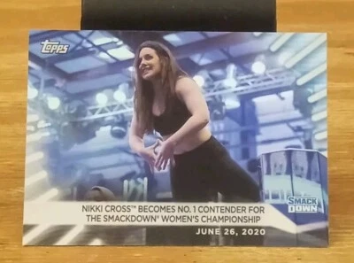2021 Topps WWE Women's Division Rainbow Foil Nikki Cross - Image 1 of 3