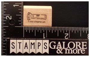 Stampin' Up! RUBBER STAMPS 2002 CAMPOUT CAMPING FLASHLIGHT TOOL #09 - Picture 1 of 2