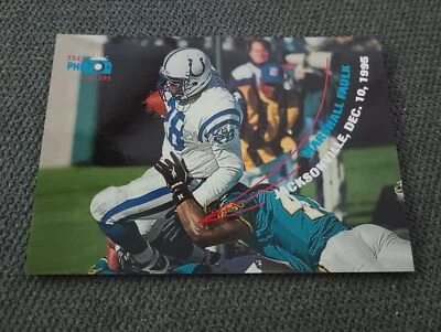 1996 Stadium Club #PG8 Marshall Faulk Photo Gallery - Image 1 of 2