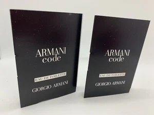 Armani Code pour Homme Eau de Toilette 2x1,2ml Luxus Parfum Proben New Edition - Bild 1 von 1
