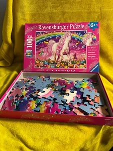 Jigsaw Puzzle - 100 Pieces - XXL - Ravensburger Puzzle - Glitter Horse - Picture 1 of 5