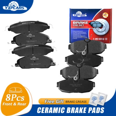 Керамические передние и задние тормозные колодки для Ford Mustang 2005 2006 2007 2008 2009 2010 годов выпуска - Изображение 1 из 4