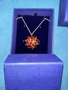 Swarovski Women Necklace Stainless Steel Rose Gold Curiosa Crystals 5600505 - Picture 1 of 6