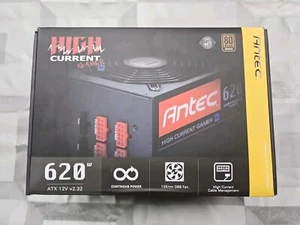 Antec 620 w power supply ATX 12V V2.32 High Current Gamer M 135mm Fan USA - Picture 1 of 3
