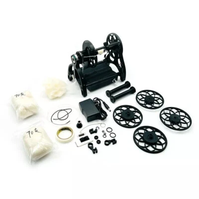 Mini rueda giratoria eléctrica para el hogar de 12 V, rueda giratoria de fibra giratoria de lana Foto 1 de 4