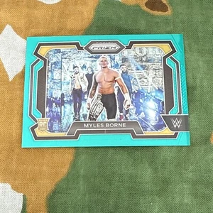 2024 Panini Prizm WWE Teal Prizm /49 Myles Borne #5 Rookie RC - Picture 1 of 2