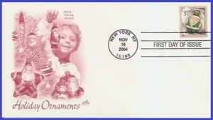 USA5 #3888 U/A ARTCRAFT FDC Green Santa Ornament - Picture 1 of 1