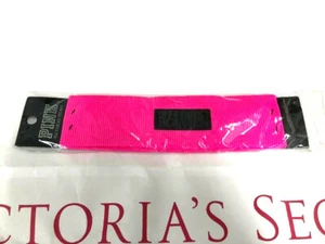 Victoria's Secret PINK Logo Headband 2 1/4" Wide Hot Pink - Picture 1 of 2