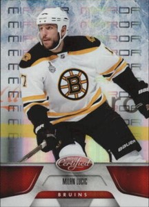 2011-12 (BRUINS) Certified Mirror Red #10 Milan Lucic/199