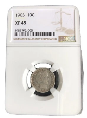 1903 Barber Dime *NGC XF 45* - Image 1 of 4