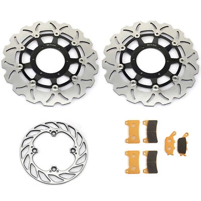 Pastillas de rotores de disco de freno delanteras traseras para Honda CBR600RR 2005 2006 CBR1000RR (04 05) Foto 1 de 4