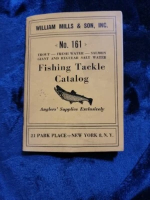Catálogo de aparejos de pesca William Mills Son 1960 Foto 1 de 4