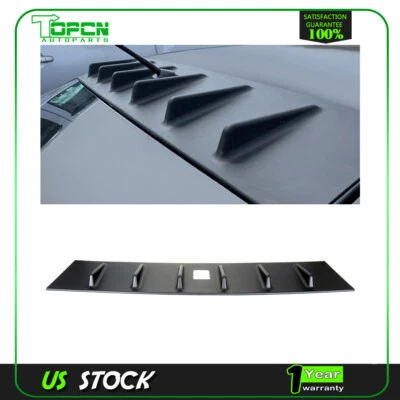 适合 08-16 三菱 Lancer MR Vortex 黑色鸭盖锅炉翼 — 第 1/4 张图片