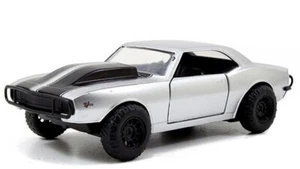 CHEVY CAMARO FAST & FURIOUS 7 OFF ROAD 1967 SILVER 1:24 - Foto 1 di 1