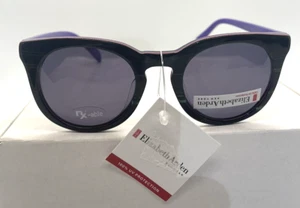 Elizabeth Arden Women's Sunglasses Purple/Blue/Black frame Blk lens RX-able NWT - Picture 1 of 7