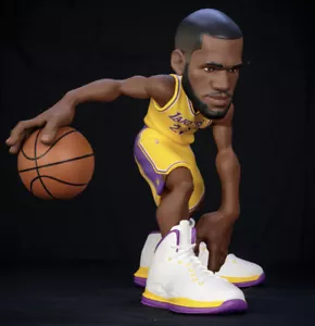 Lakers 12 Inch LeBron James smALL-STARS 2018-19 Edition (#/450 ONLY) Jersey #23 - Picture 1 of 6