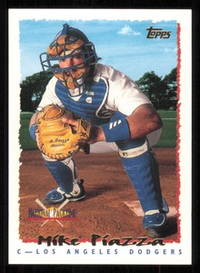 1995 National Packtime #5 Mike Piazza Baseball Card - - Near Mint or Better