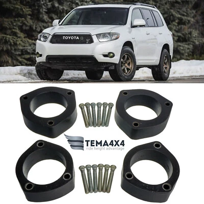 Kit de elevação dianteiro e traseiro Tema4x4 40mm para Toyota Highlander, Harrier, Kluger - Imagem 1 de 4