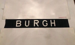 Skegness Depot Linen Bus Destination Blind Feb 1971 41"- Burgh - Picture 1 of 8
