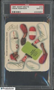 1957 Swift Meats #16 Frank Robinson RC Rookie HOF PSA 9 MINT " CRAZY RARE " - Bild 1 von 2
