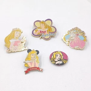 Disney World Trading Pins Cinderella Dornröschen Aurora. Konvolut 5 gebraucht  - Bild 1 von 12