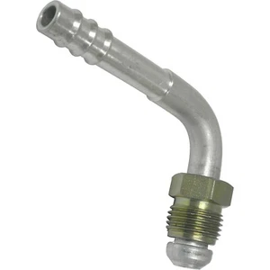  A/C FITTINGS BARBED, PUSH ON, MALE  FLARE 90 DEGREE  #6 NUT, #6  HOSE 1221 - Imagen 1 de 1