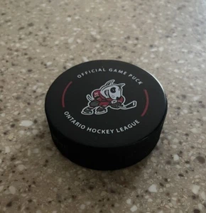 Niagara Icedogs 2024 Game Puck - Picture 1 of 5
